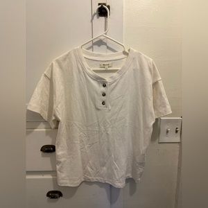 White Henley from madewell